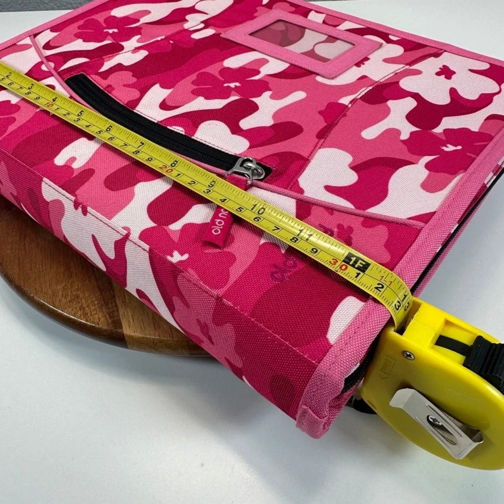 VTG Y2K Old Navy Pink Floral Camo Zip 3 Ring Binder Y2K 2005 School Office‎ NWOT